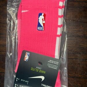 Nike Elite NBA Pink Crew Socks